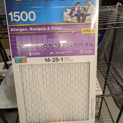 Filtrete 1500 2 Pack Furnace Filter Allergen Bacteria And Virus 3M