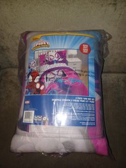 5 Piece Twin Bed Set Ghost Spider Gwen 