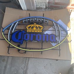 Corona Football Neon Sign