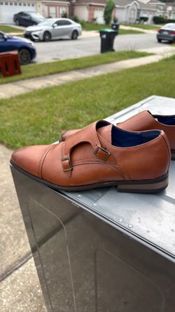 Bruno Marc Men’s Brown Dress Shoes