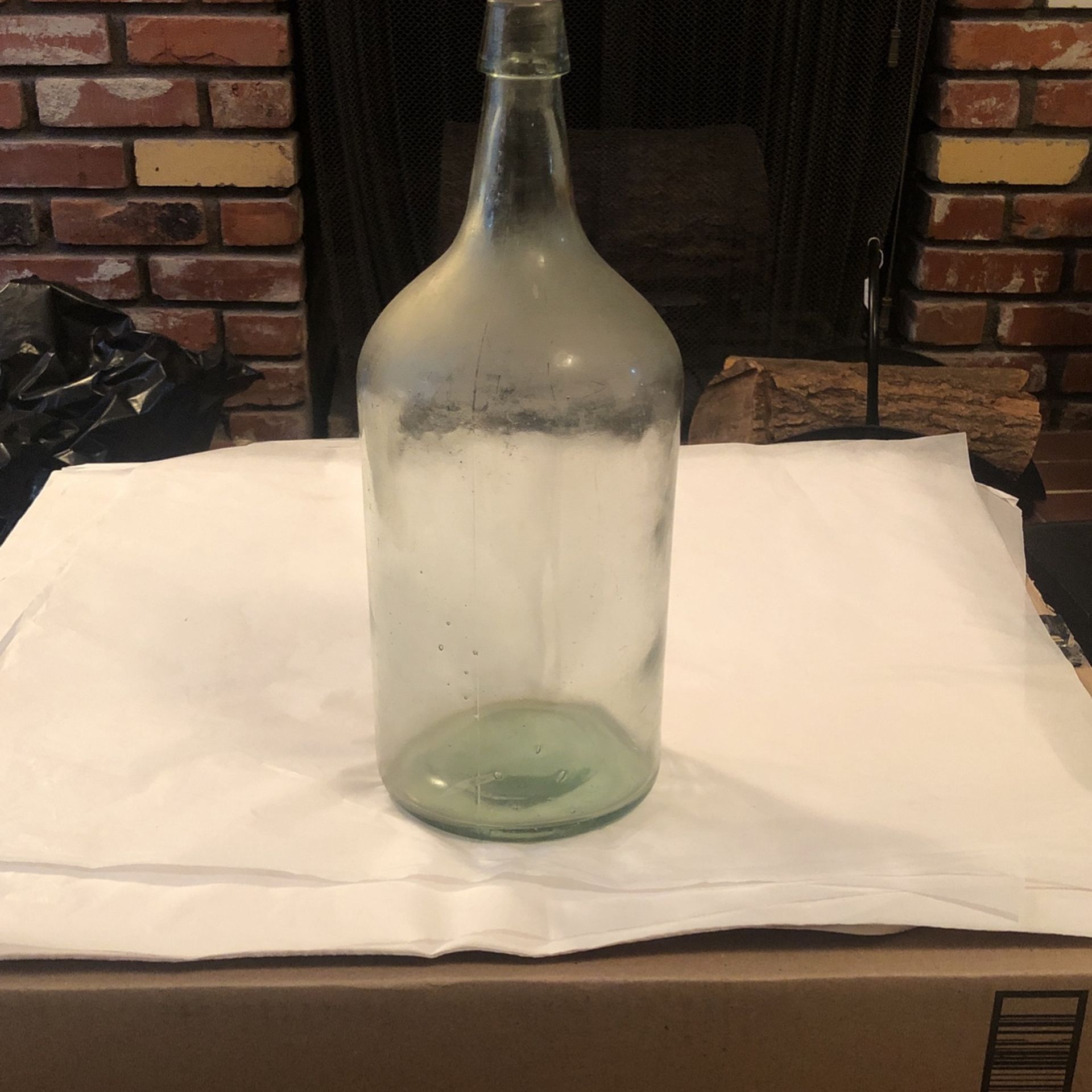 Antique Aqua Color Bottle