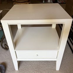 Wooden End/side Table -cream 