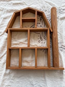 Barn curio shelf