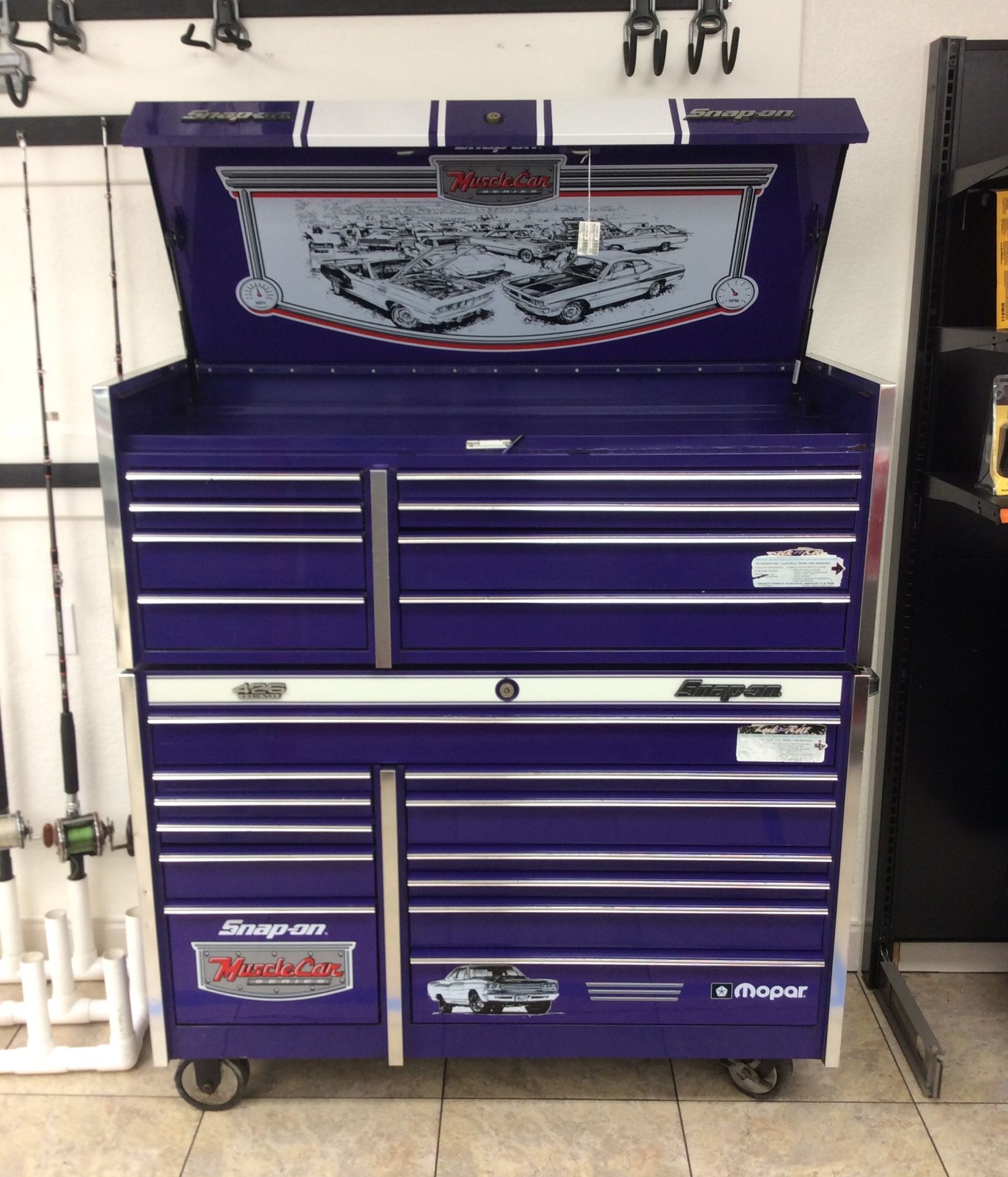 Snap on mopar muscle car limited edition plum crazy tool box