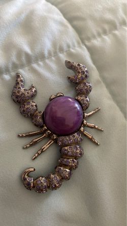 Scorpion made in Italy brooch