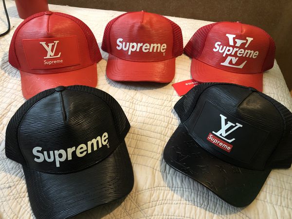 lv supreme hat