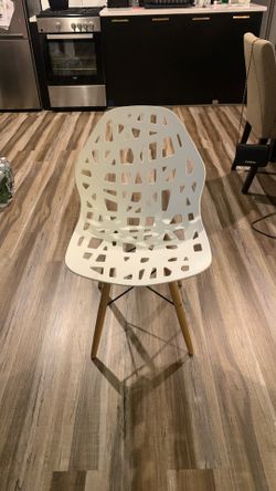 Set Of 2 IKEA Chairs With Wooden Legs
