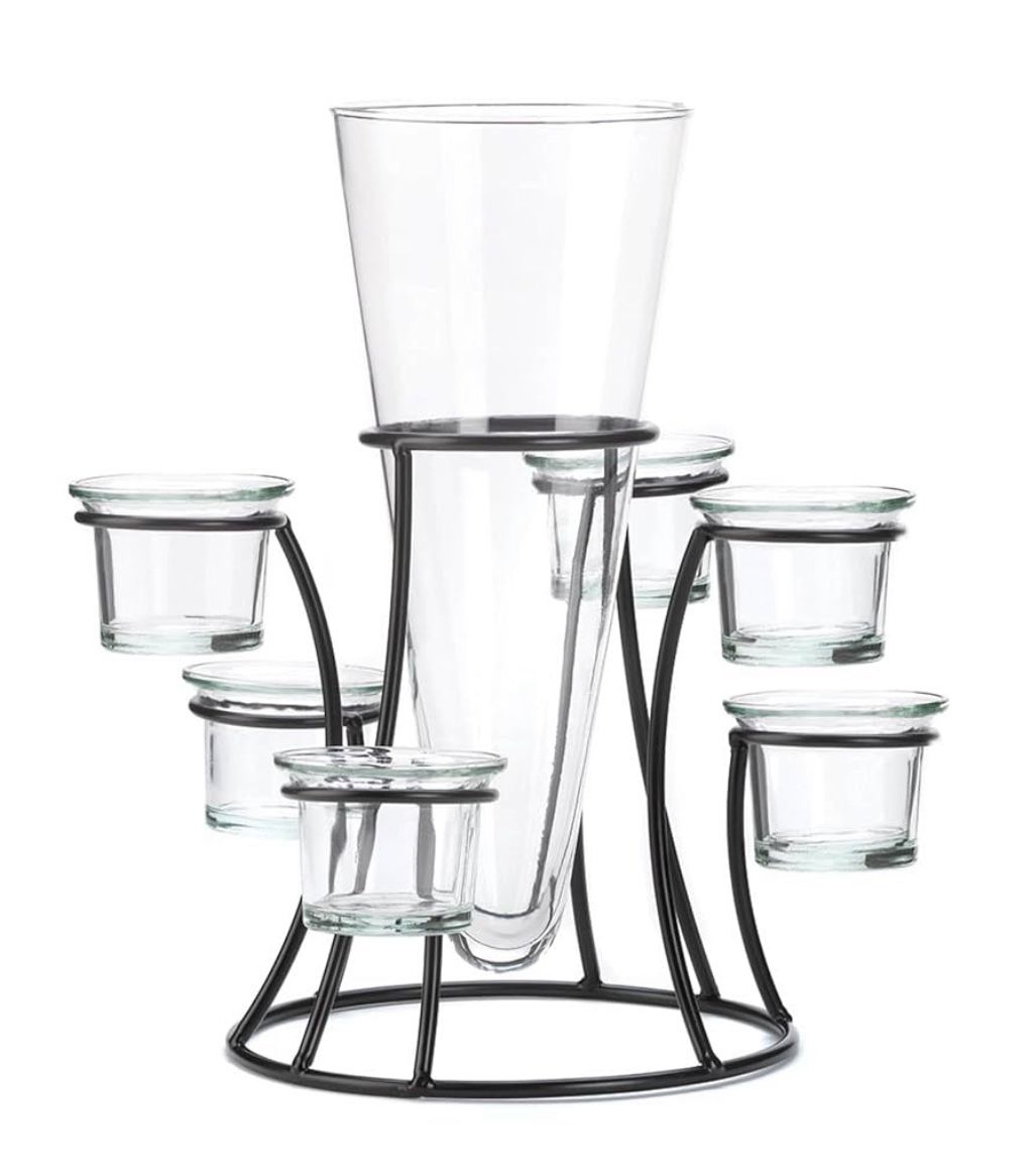 Circular Vase With Votives