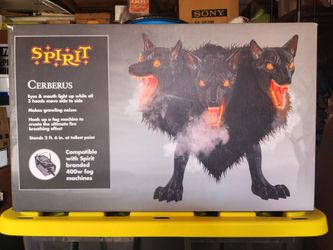 Cerberus animatronics Halloween spirit