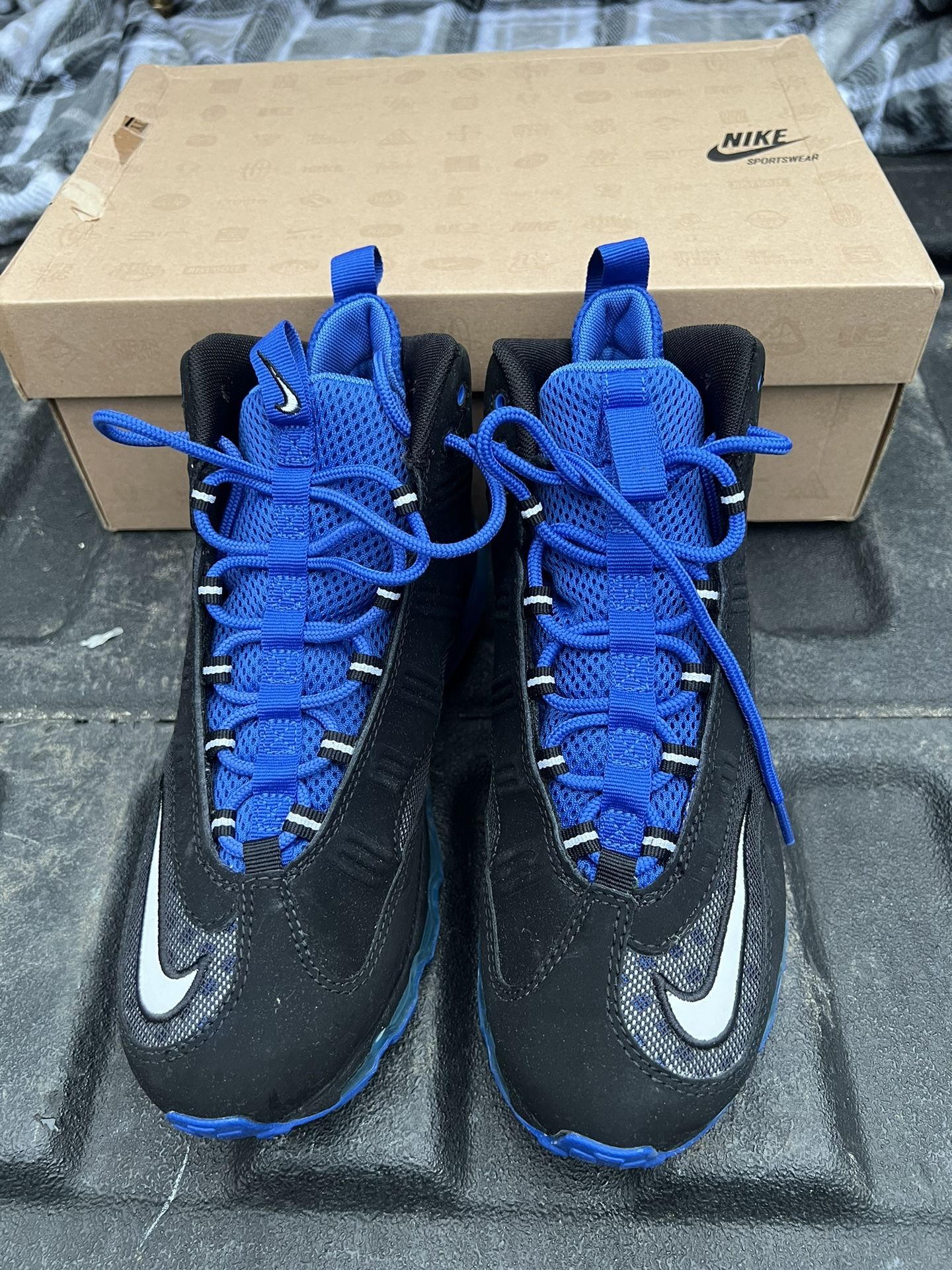 Nike Air Max JR Griffey Swingman True Blue Black Children Sneakers Size 6Y