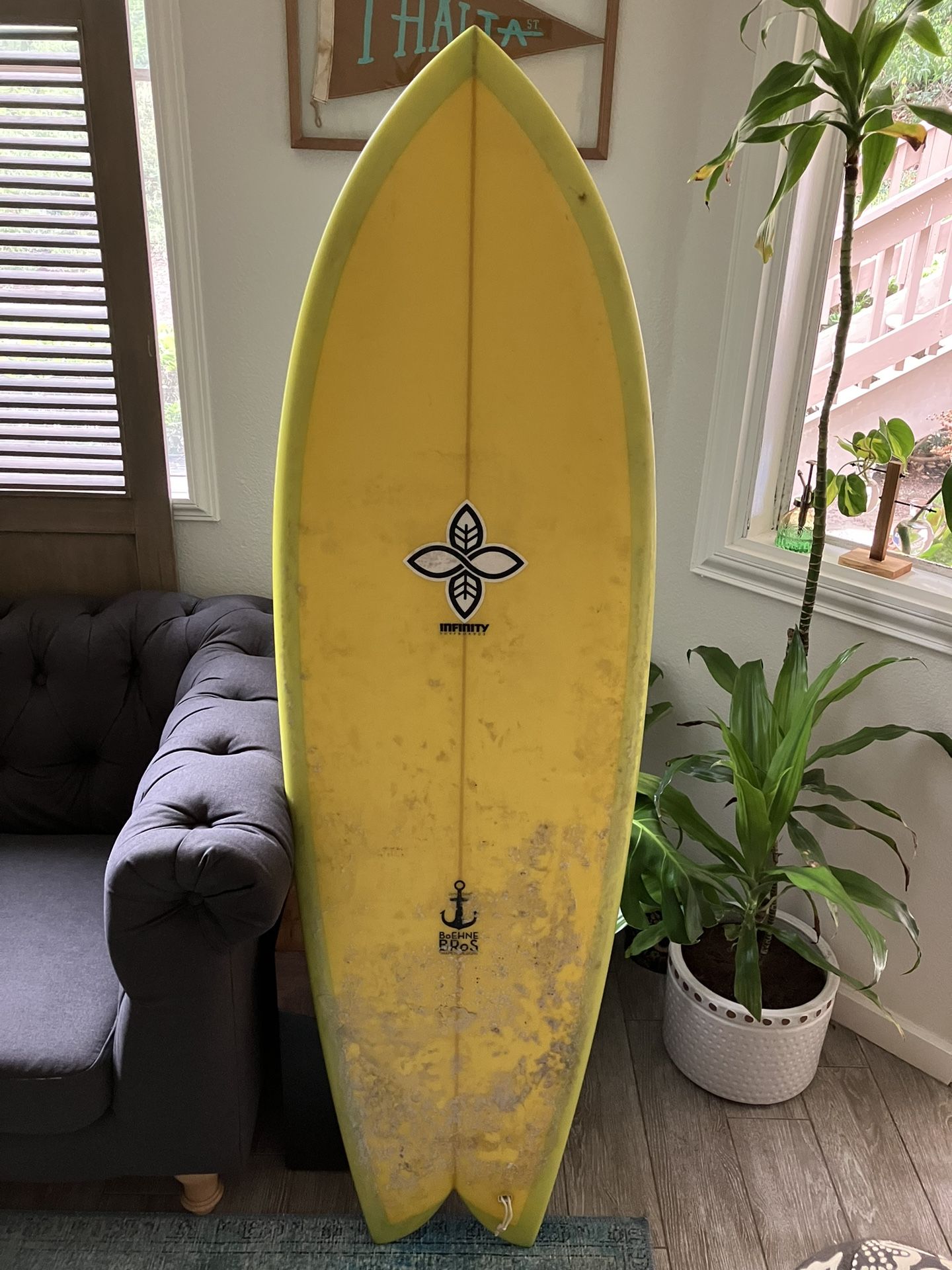 Infinity- Boehne Bros 5'6 Fish Surfboard- $275 OBO for Sale in