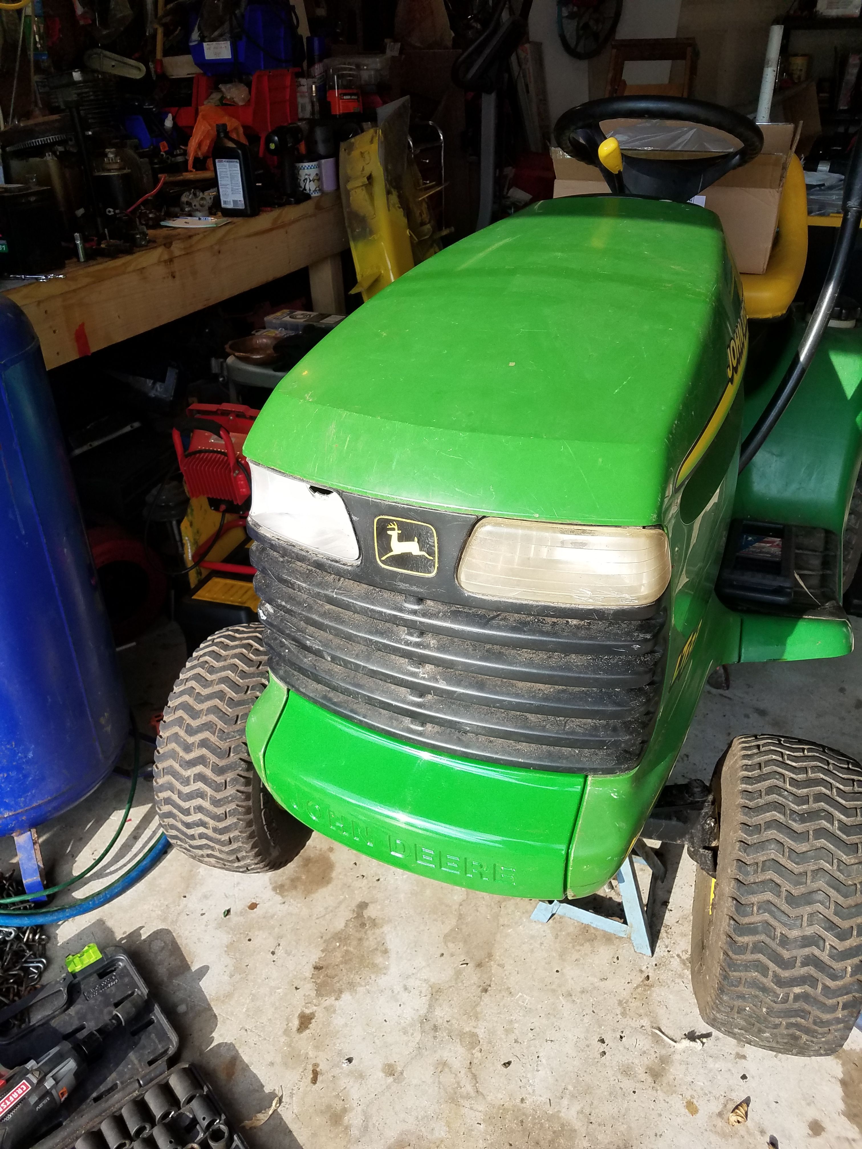 John Deere LT133 Lawn Tractor With Kohler 13 Horsepower OHV Engine
