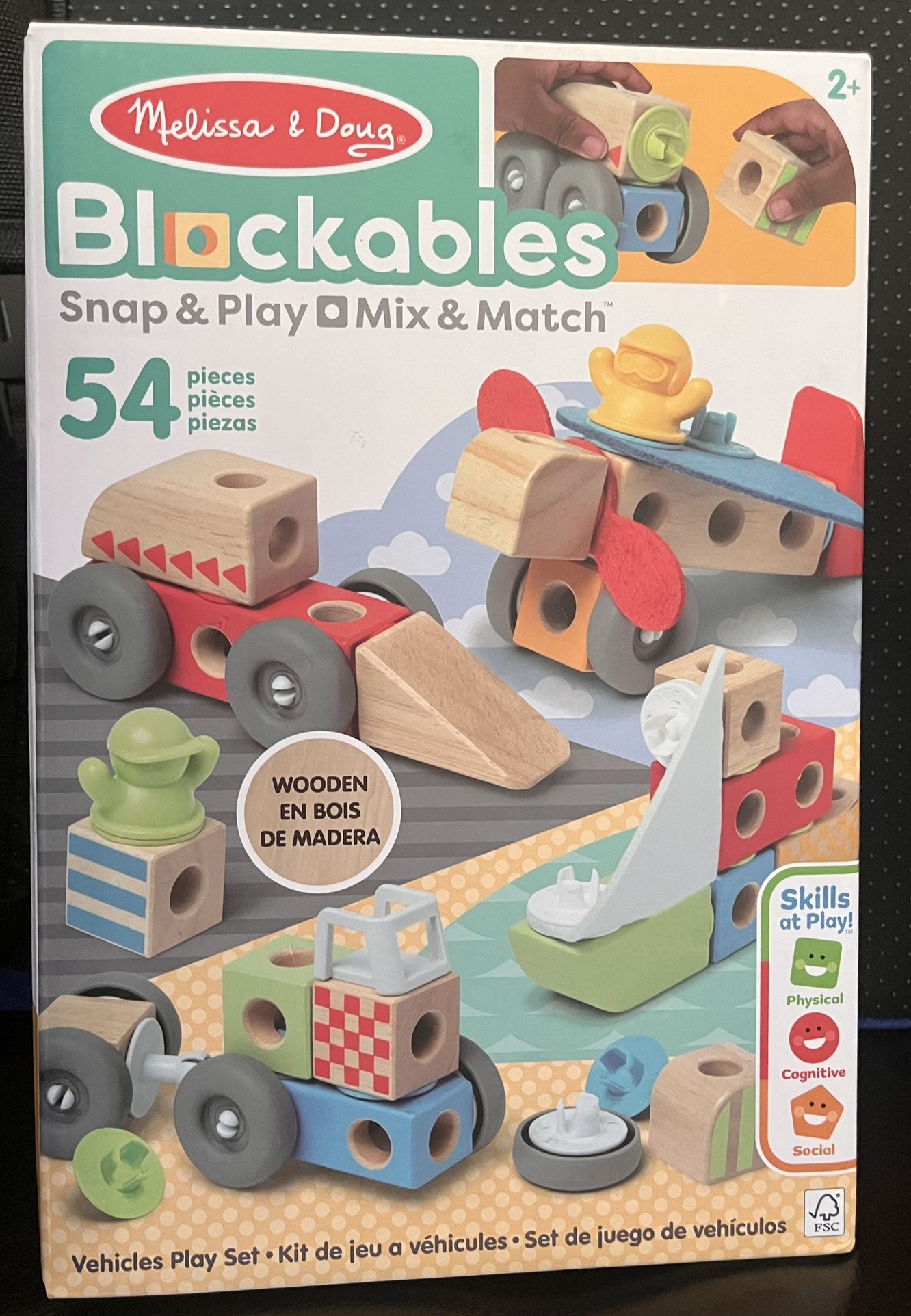 Melissa & Doug Blockables Set - 54 Pieces