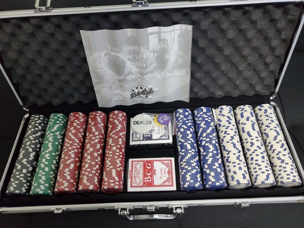 Atlantic City Quality Poker Chip Set New