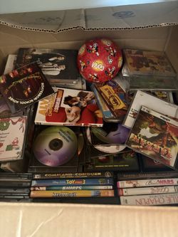 Wide array of collectible dvds and computer games