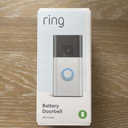 New Ring Battery Doorbell 