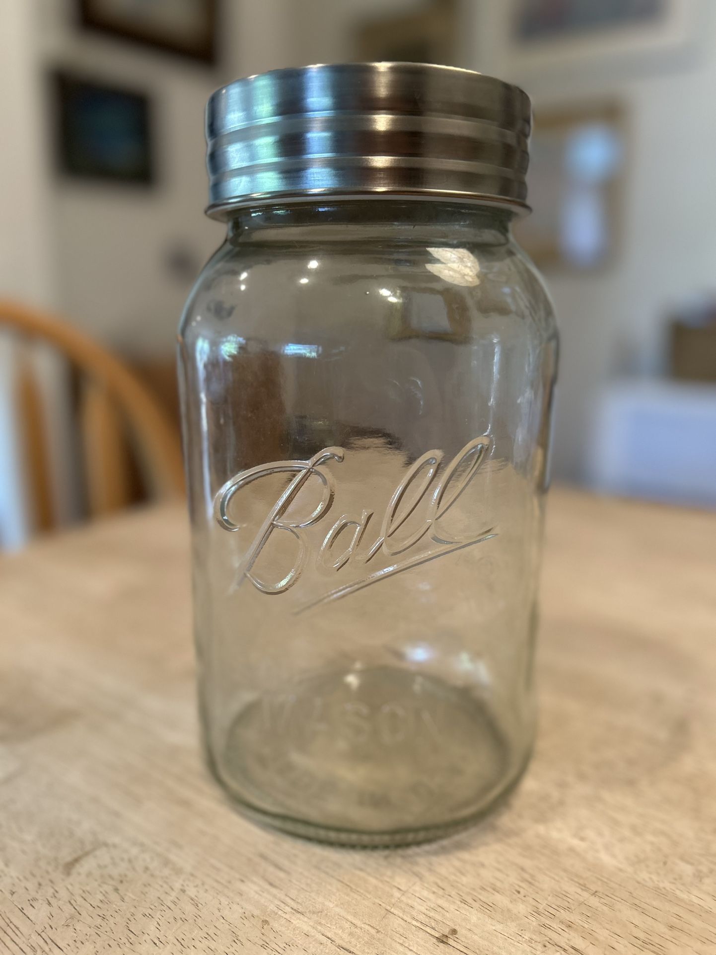Mason Jar With Lid