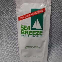 15 count Sea Breeze Facial Scrub Travel packs