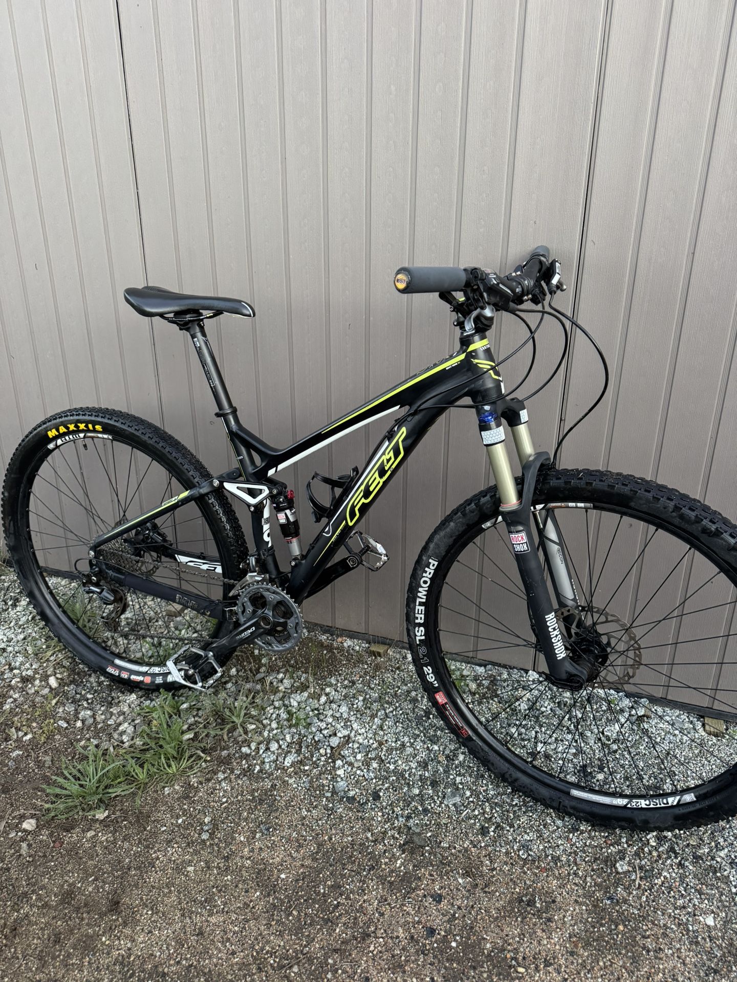 2013 FELT Edict 9 Full Suspension mountain Bike 