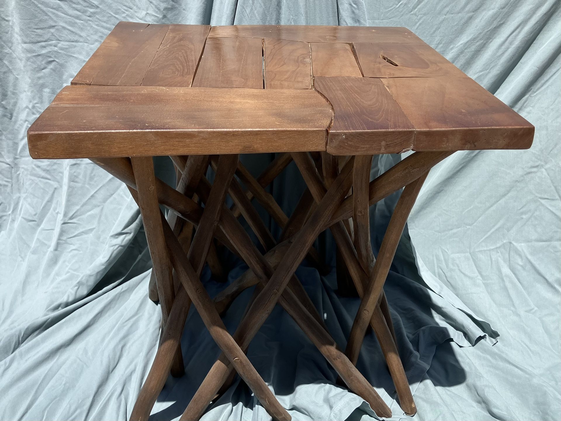 Rustic Contemporary MCM Side Table