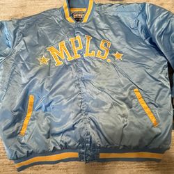 Vintage Minneapolis Lakers MPLS GIII Carl Banks Jacket Size XXXL, not kobe, lebron, luka, jordan