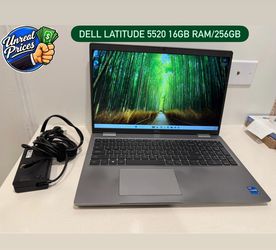 Dell Latitude 5520 15.6” Laptop – i7 / 16GB RAM / 256GB SSD