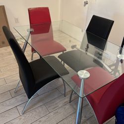 Dining Table With 4 Chairs