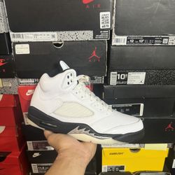 DS Jordan Reverse Metallic 5s size 9.5