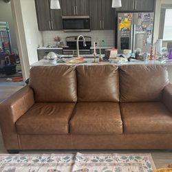 Leather Couch 