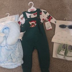 Baby Clothes And Blanket Bundle 