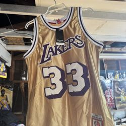 Mitchell And Ness Kareem Abdul Jabaar Lakers Jersey
