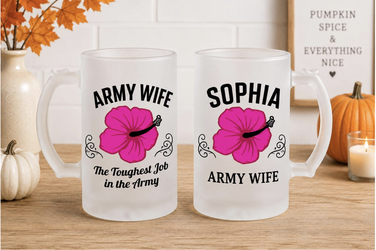 16oz Sublimation Blank Frosted Beer Mug