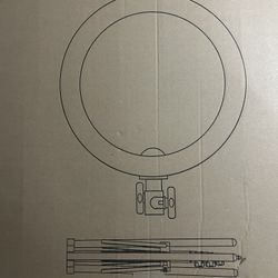 Neewer 18inch ring light open box but new