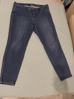 3 pairs ladies dark blue jeans size 18