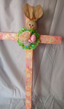 Handmade Easter Crosses For Lawn Or Graveside