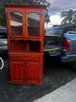 Curio Cabinet With Glass Doors