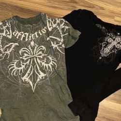 Affliction Tops Teen Updated (adult Sizes)