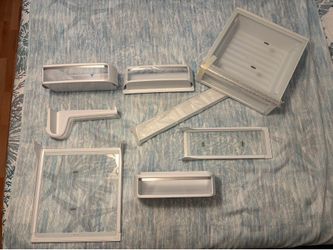 Interior Refrigerator Parts (Lot of 9) and One Extra