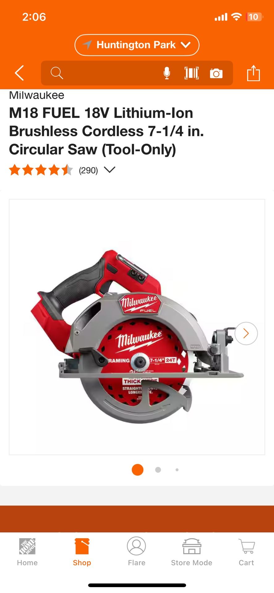 Milwaukee Circular Saw Brushless