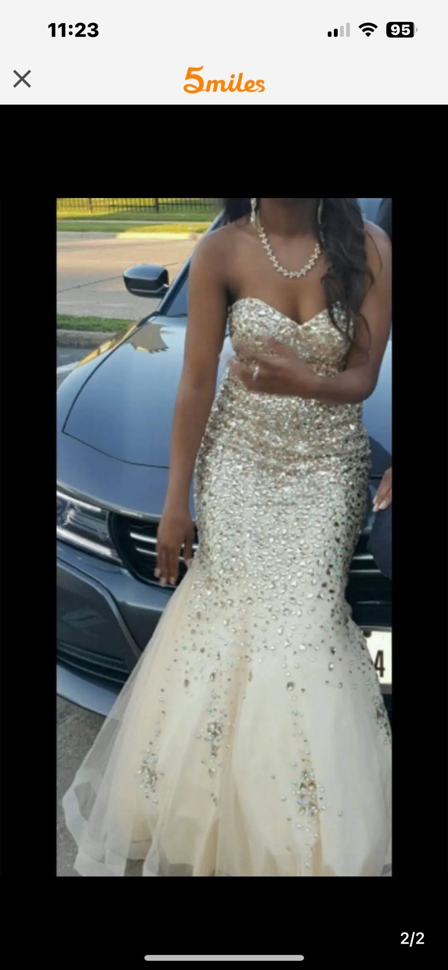 Gold Diamond Dress