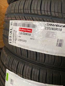 235/40/18 new new set of four tires