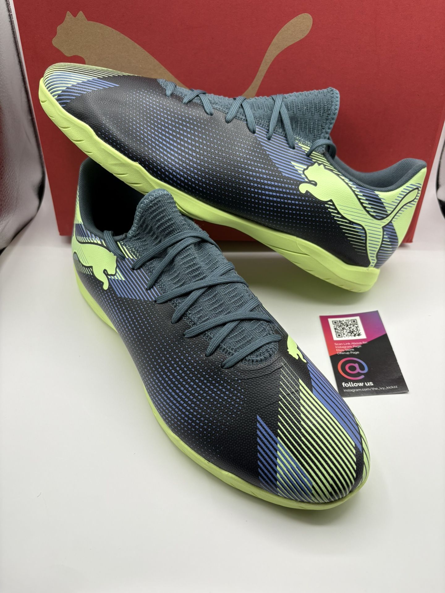New PUMA Future Play IT IC Indoor Soccer Shoes Cleats Mens Size