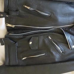 Leather Motorcycle Jacket 
