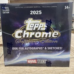 Topps Chrome Marvel Studios Sapphire Box