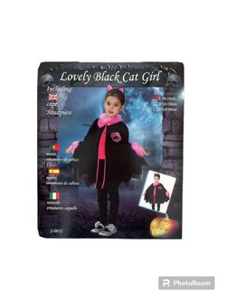Black Cat Girl Costume 