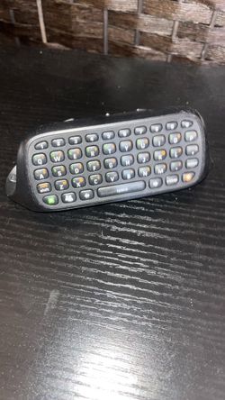 Official OEM Microsoft Xbox 360 ChatPad Keyboard Attachment - Black XB52479-001