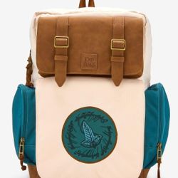 The Lord Of The Rings Leaf of Lorien Multi Pocket Backpack NEW 