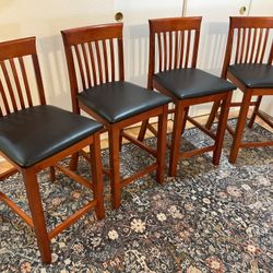 Four Counter Height Bar Stools