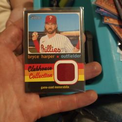 Bryce Harper Memorabilia Card