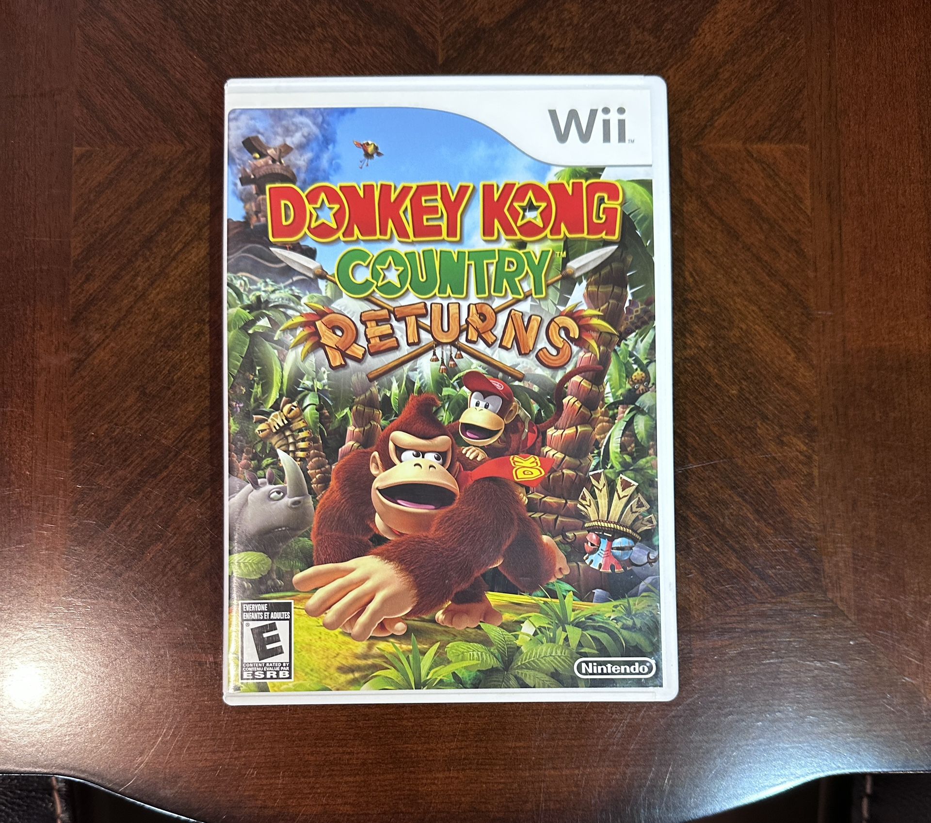 Wii Donkey Kong Country Returns Game